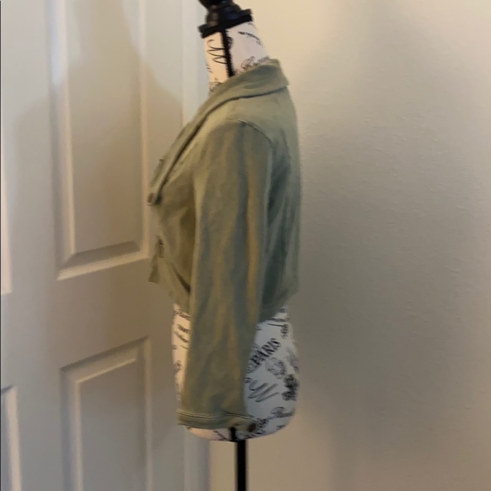 INC International Concepts Zipper Crop Jacket - Picture 5 of 8